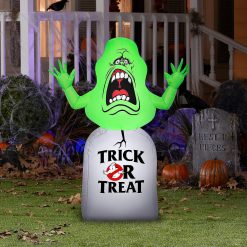 Gemmy Airblown Inflatable Ghostbusters Slimer with Tombstone 3.5 ft Tall Green -Halloween Costumes Halloween Party Supplies🎃 Sales gemmy airblown inflatable ghostbusters slimer with tombstone 3 5 ft tall green14240721 a01NOWA