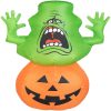 Gemmy Airdorable Airblown Slimer Ghostbusters 1.5 ft Tall green -Halloween Costumes Halloween Party Supplies🎃 Sales gemmy airdorable airblown slimer ghostbusters 1 5 ft tall green14240252NOWA