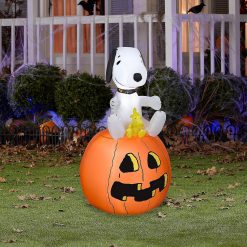 Gemmy Christmas Airblown Inflatable Snoopy with Halloween Collar and Woodstock on Pumpkin 3.5 ft Tall -Halloween Costumes Halloween Party Supplies🎃 Sales gemmy christmas airblown inflatable snoopy with halloween collar and woodstock on pumpkin 3 5 ft tall14240637 a01NOWA