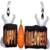 Gemmy Lightshow Airblown Micro Lights Sign Happy Halloween with Ghosts and JOL Scene (White) 3 ft Tall 2 Gemmy Lightshow Airblown Micro Lights Sign Happy Halloween with Ghosts and JOL Scene (White) 3 ft Tall -Halloween Costumes Halloween Party Supplies🎃 Sales gemmy lightshow airblown micro lights sign happy halloween with ghosts and jol scene white 3 ft tall14240323NOWA