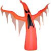 Gemmy Neon Christmas Airblown Inflatable with Black Light Orange Ghost Giant 11 ft Tall red -Halloween Costumes Halloween Party Supplies🎃 Sales gemmy neon christmas airblown inflatable with black light orange ghost giant 11 ft tall red14240500NOWA