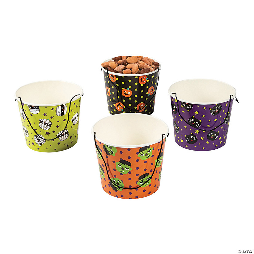 Ghoul Gang Candy Paper Buckets - 12 Pc. 3 Ghoul Gang Candy Paper Buckets - 12 Pc.