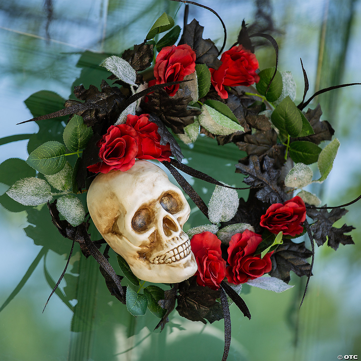 Gothic Wreath Halloween Decoration 4 Gothic Wreath Halloween Decoration - Image 2