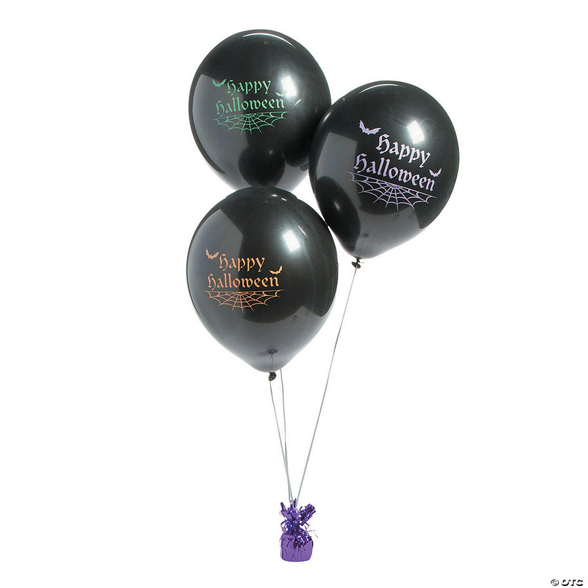Halloween 11" Latex Balloons - 12 Pc. 3 Halloween 11" Latex Balloons - 12 Pc.