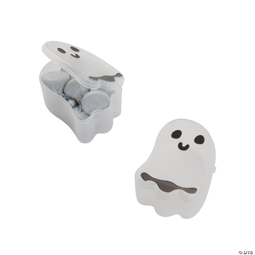 Halloween Ghost Containers - 24 Pc. 3 Halloween Ghost Containers - 24 Pc.
