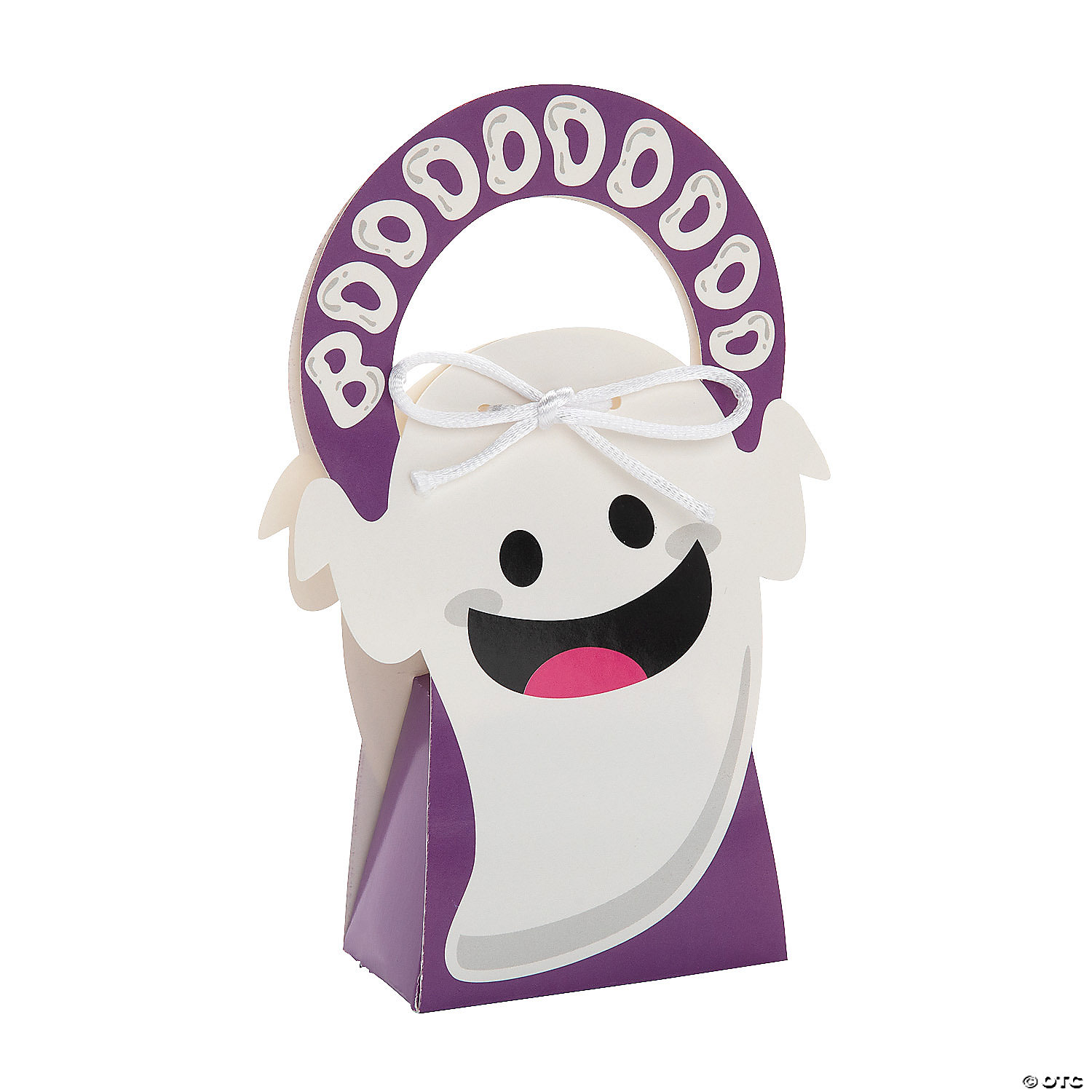 Halloween Ghost Treat Boxes with Handle - 12 Pc. 3 Halloween Ghost Treat Boxes with Handle - 12 Pc.