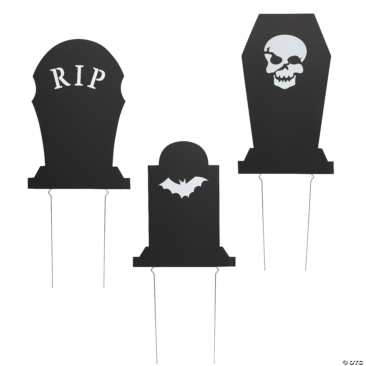 Halloween Headstone Yard Signs - 3 Pc. 4 Halloween Headstone Yard Signs - 3 Pc. - Image 2