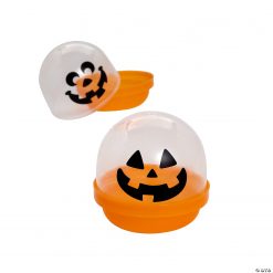 Halloween Jack-o’-Lantern Favor Capsules - 12 Pc.