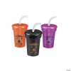 Halloween Mini Cups with Straws - 12 Pc. 2 Halloween Mini Cups with Straws - 12 Pc. -Halloween Costumes Halloween Party Supplies🎃 Sales halloween mini cups with straws 12 pc 25 3012a