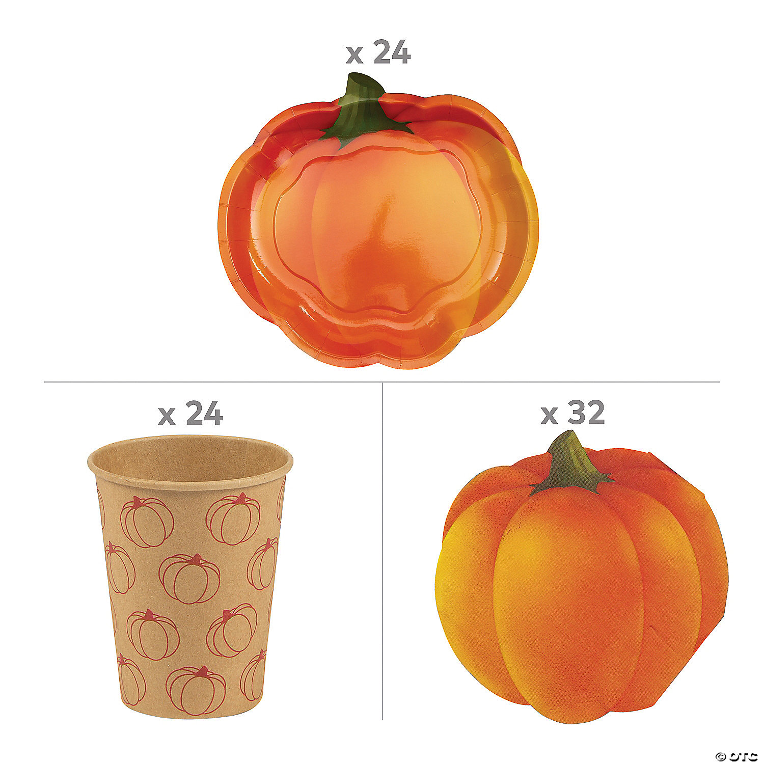 Halloween Pumpkin Party Kit for 24 4 Halloween Pumpkin Party Kit for 24 - Image 2