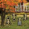 Halloween Skeleton Yard Signs - 4 Pc. -Halloween Costumes Halloween Party Supplies🎃 Sales halloween skeleton yard signs 4 pc 13981384