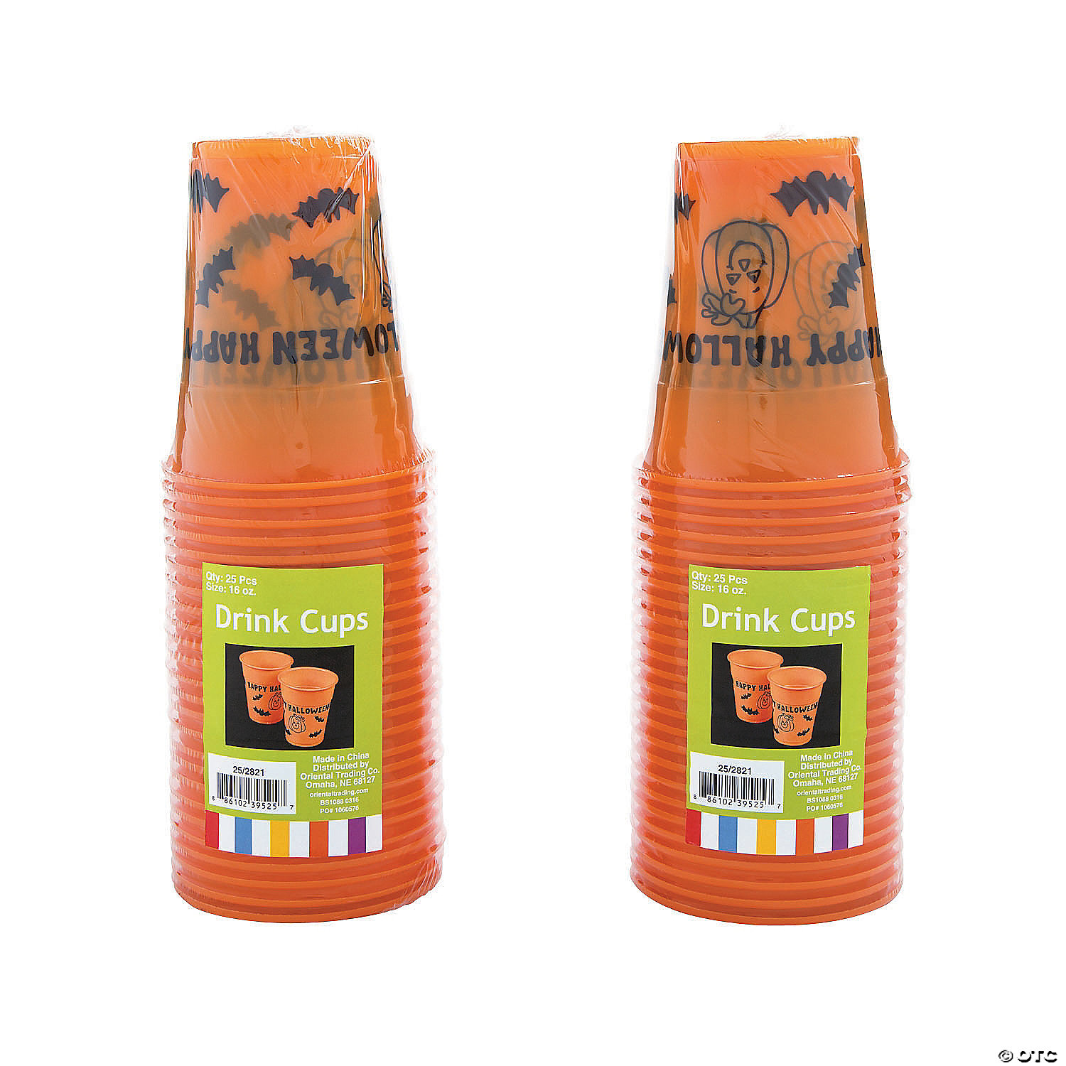 Happy Halloween Plastic Cups - 50 Ct. 4 Happy Halloween Plastic Cups - 50 Ct. - Image 2