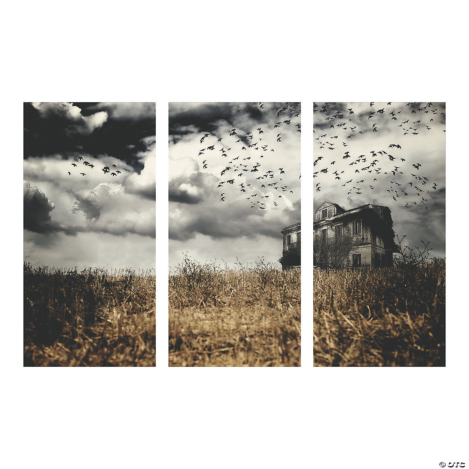 Haunted Farmhouse Backdrop - 3 Pc. 4 Haunted Farmhouse Backdrop - 3 Pc. - Image 2