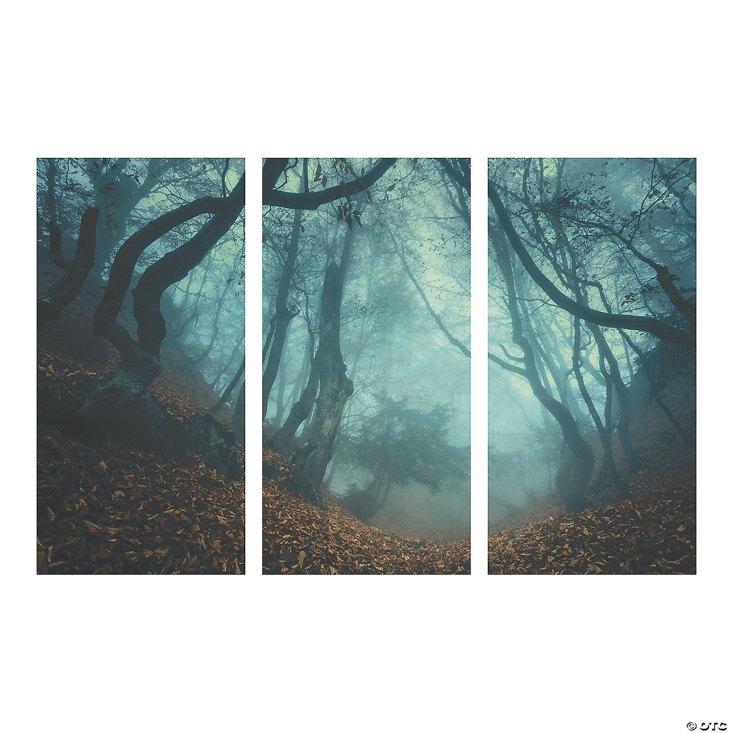 Haunted Forest Backdrop Halloween Decoration - 3 Pc. 4 Haunted Forest Backdrop Halloween Decoration - 3 Pc. - Image 2