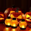 IMAGE 12 Packs LED Pumpkin Tealight Candles Flameless for Halloween -Halloween Costumes Halloween Party Supplies🎃 Sales image 12 packs led pumpkin tealight candles flameless for halloween14241032NOWA