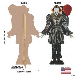 IT Chapter 2 Pennywise with Balloon Cardboard Stand-Up -Halloween Costumes Halloween Party Supplies🎃 Sales it chapter 2 pennywise with balloon cardboard stand up13952469 a01
