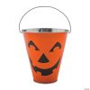 Jack-O'-Lantern Galvanized Pails - 12 Pc. -Halloween Costumes Halloween Party Supplies🎃 Sales jack o lantern galvanized pails 12 pc 13846819