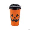 Jack-O’-Lantern Insulated Paper Coffee Cups with Lids - 12 Ct. 1 Jack-O’-Lantern Insulated Paper Coffee Cups with Lids - 12 Ct. -Halloween Costumes Halloween Party Supplies🎃 Sales jack o lantern insulated paper coffee cups with lids 12 ct 13981259