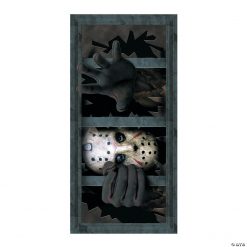 Jason Wall Window Decal Halloween Decoration