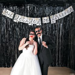 Large Metallic Fringe Backdrop Curtains 11 Large Metallic Fringe Backdrop Curtains -Halloween Costumes Halloween Party Supplies🎃 Sales large black metallic fringe backdrop curtain13629035 a04