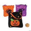 Large Halloween Felt Tote Bags - 6 Pc. -Halloween Costumes Halloween Party Supplies🎃 Sales large halloween felt tote bags 6 pc 13808420