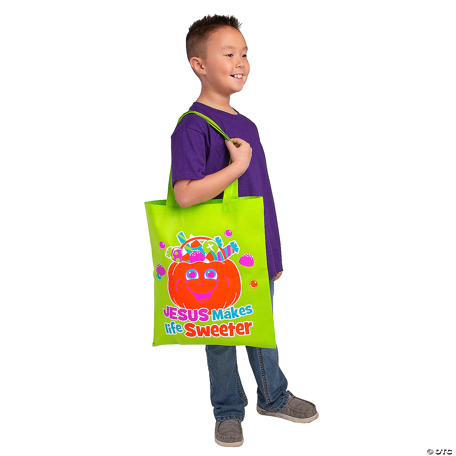 Large Truth & Treats Tote Bags - 12 Pc. 4 Large Truth & Treats Tote Bags - 12 Pc. - Image 2
