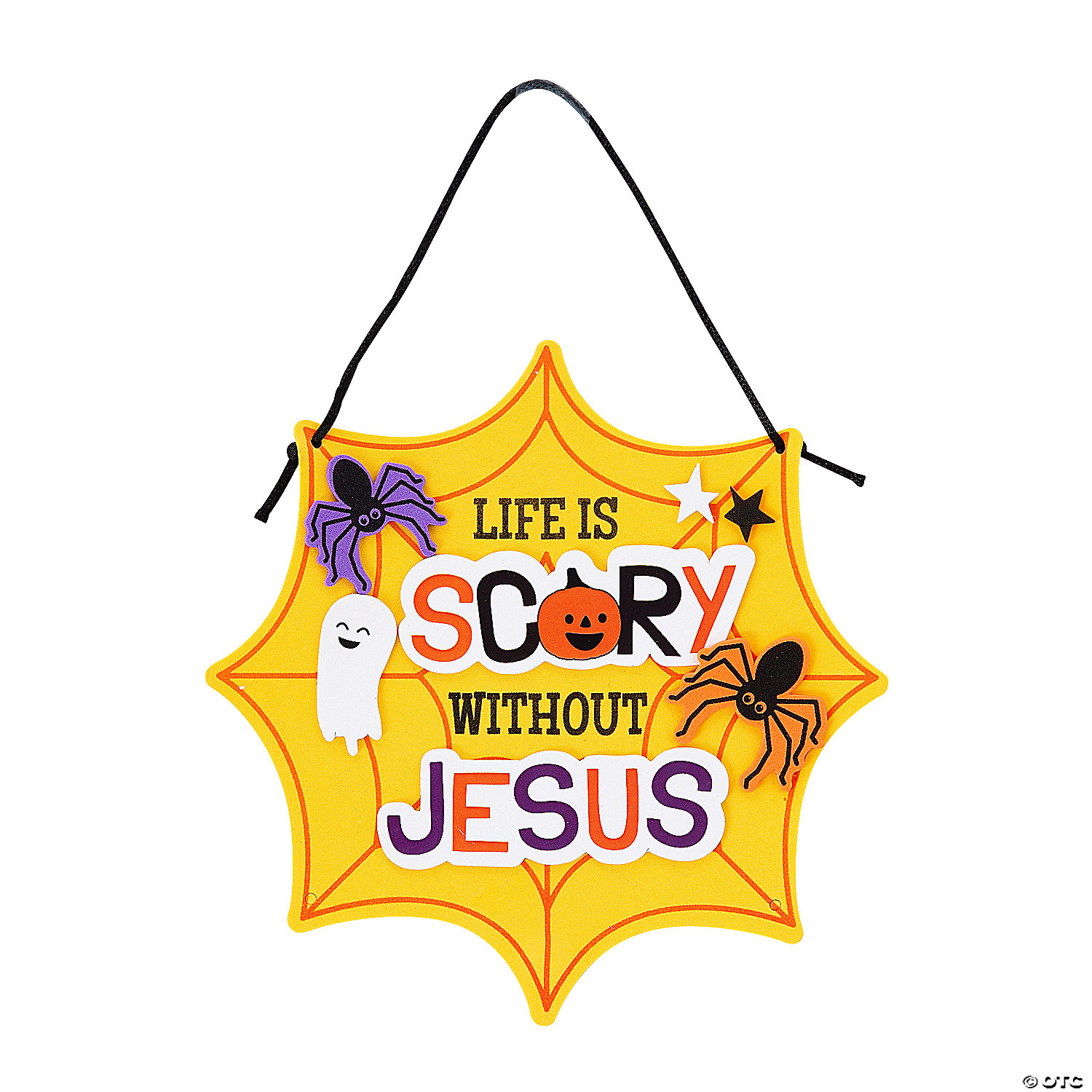 Life is Scary Without Jesus Halloween Sign Craft Kit – Makes 12 3 Life is Scary Without Jesus Halloween Sign Craft Kit – Makes 12