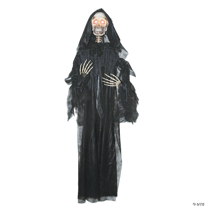 Light Up Hanging Reaper Halloween Decoration 3 Light Up Hanging Reaper Halloween Decoration