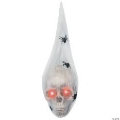 Light-Up Larva Head Halloween Decoration