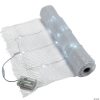 Light-Up White Mesh Metallic Roll Party Lights