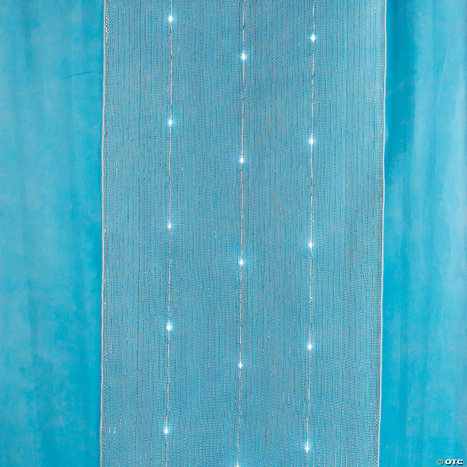 Light-Up White Mesh Metallic Roll Party Lights 4 Light-Up White Mesh Metallic Roll Party Lights - Image 2