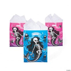 Mermaid Skeleton Goody Bags - 36 Pc.