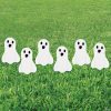 Mini Ghost Sidewalk Sign Halloween Decorations - 6 Pc. -Halloween Costumes Halloween Party Supplies🎃 Sales mini ghost sidewalk sign halloween decorations 6 pc 13952257