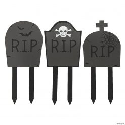 Mini Headstone Yard Stake Halloween Decorationst - 3 Pc. 5 Mini Headstone Yard Stake Halloween Decorationst - 3 Pc. -Halloween Costumes Halloween Party Supplies🎃 Sales mini headstone yard stake halloween decorationst 3 pc 13952123 a01