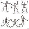 Mini Jointed Skeleton Cutouts – 6 Pc.