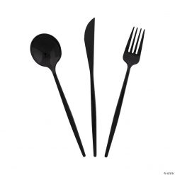 Modern Plastic Cutlery Sets - 24 Ct.