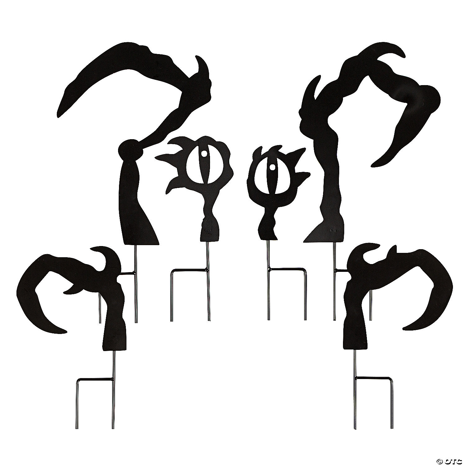 Monster Silhouette Yard Stakes Halloween Decoration - 6 Pc. 4 Monster Silhouette Yard Stakes Halloween Decoration - 6 Pc. - Image 2