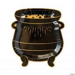 My Mind’s Eye Spellbound Cauldron-Shaped Dessert Plates - 8 Ct.