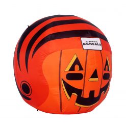 NFL Cincinnati Bengals Inflatable Jack O' Helmet, 4 ft Tall, Orange