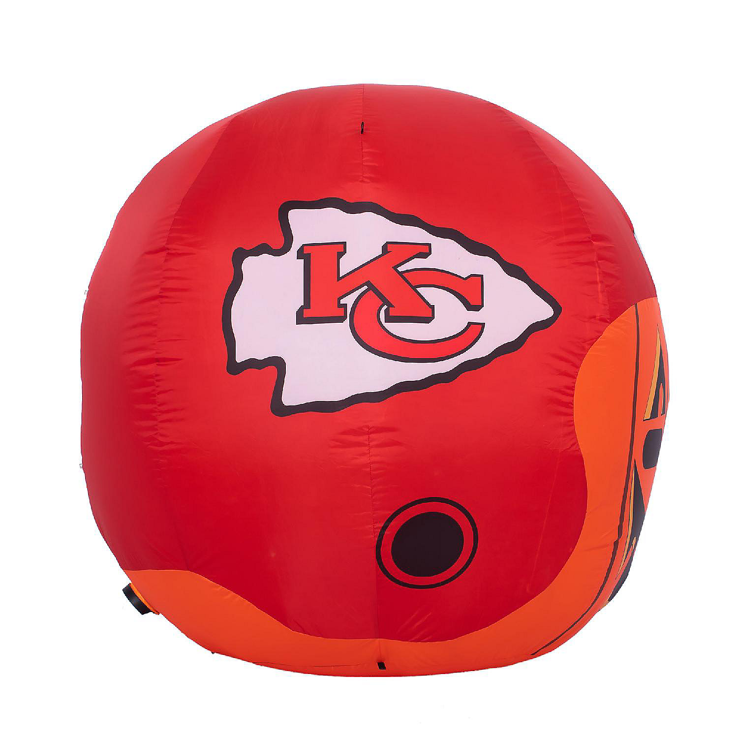 NFL Kansas City Chiefs Inflatable Jack O' Helmet, 4 ft Tall, Orange 6 NFL Kansas City Chiefs Inflatable Jack O' Helmet, 4 ft Tall, Orange - Image 4