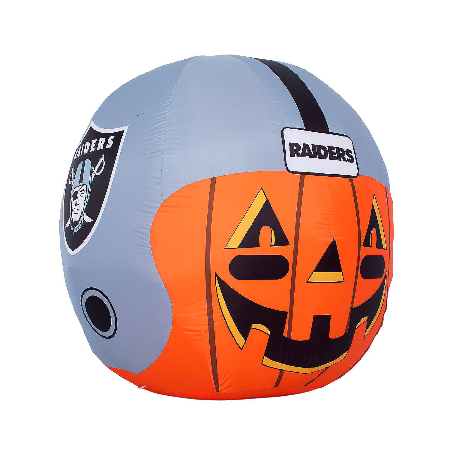NFL Las Vegas Raiders Inflatable Jack O' Helmet, 4 ft Tall, Orange 4 NFL Las Vegas Raiders Inflatable Jack O' Helmet, 4 ft Tall, Orange - Image 2