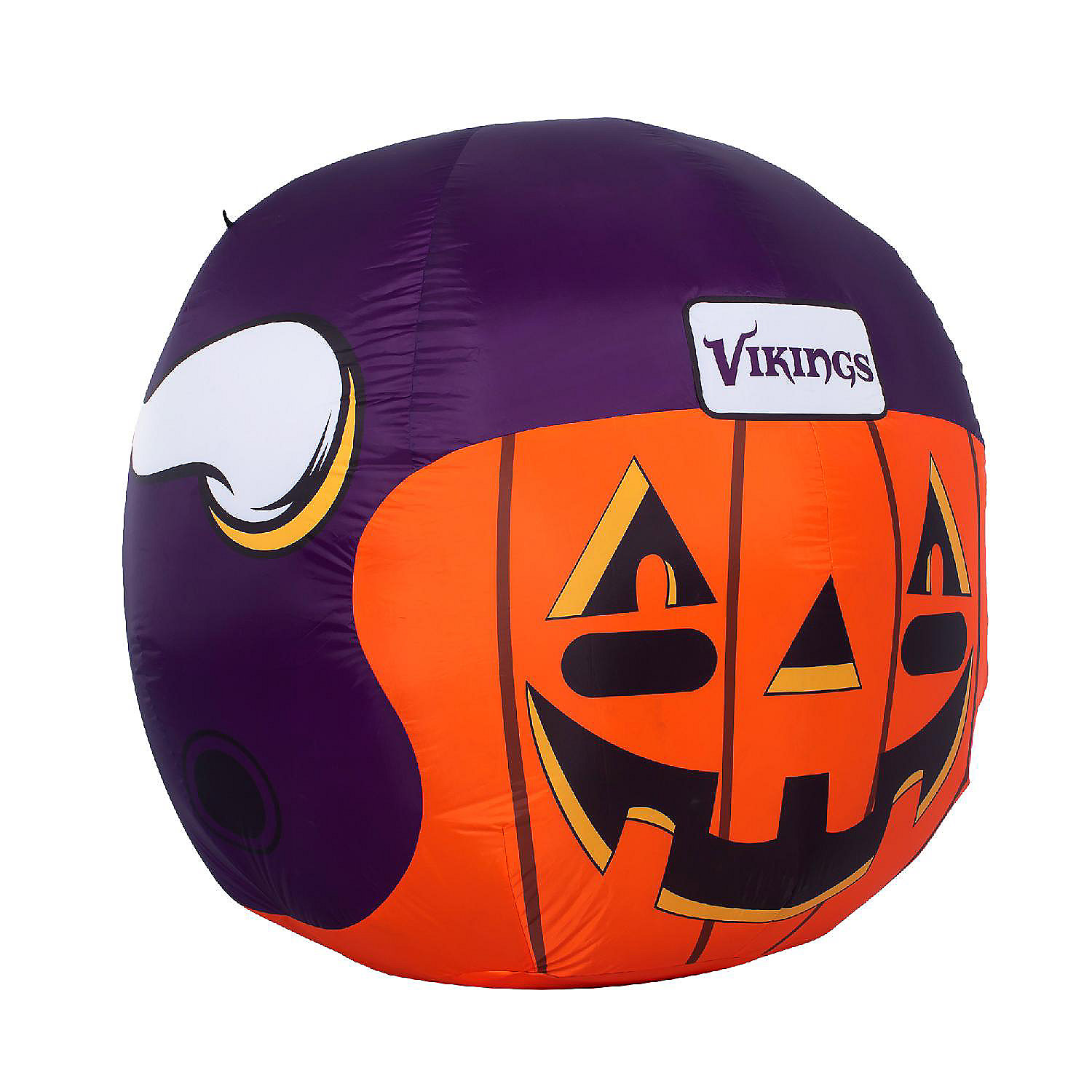 NFL Minnesota Vikings Inflatable Jack O' Helmet, 4 ft Tall, Orange 3 NFL Minnesota Vikings Inflatable Jack O' Helmet, 4 ft Tall, Orange