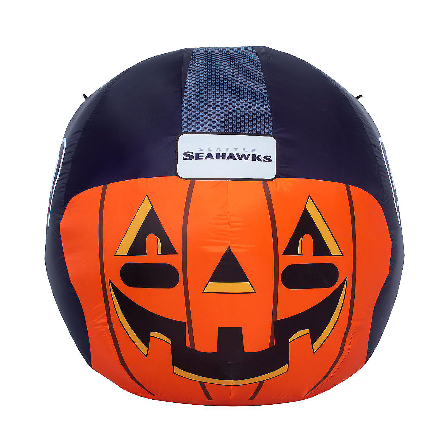 NFL Seattle Seahawks Inflatable Jack O' Helmet, 4 ft Tall, Orange 5 NFL Seattle Seahawks Inflatable Jack O' Helmet, 4 ft Tall, Orange - Image 3