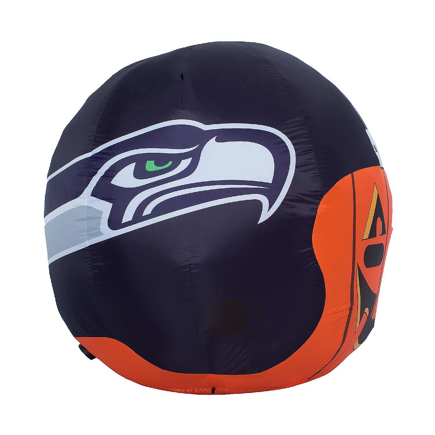 NFL Seattle Seahawks Inflatable Jack O' Helmet, 4 ft Tall, Orange 6 NFL Seattle Seahawks Inflatable Jack O' Helmet, 4 ft Tall, Orange - Image 4