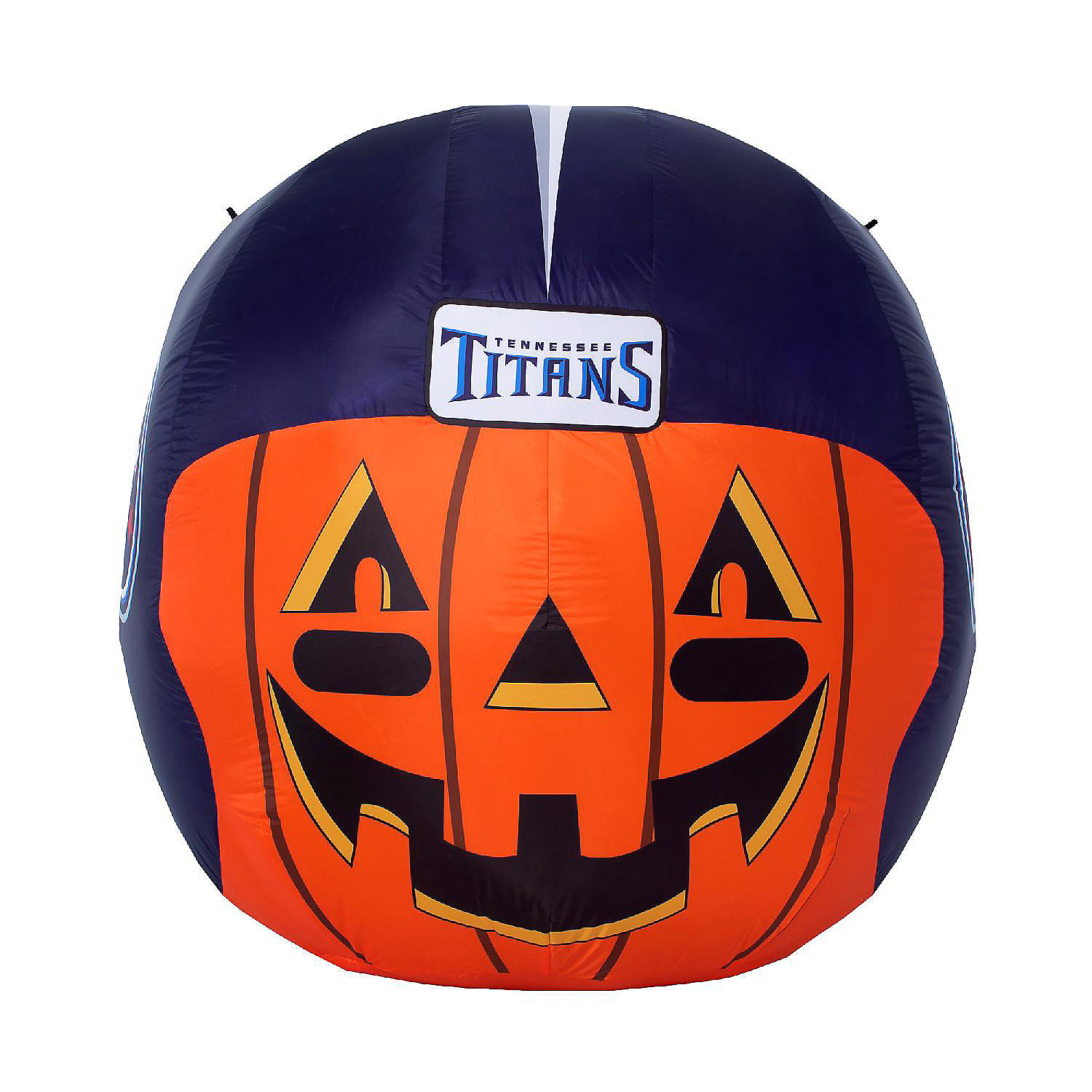 NFL Tennessee Titans Inflatable Jack O' Helmet, 4 ft Tall, Orange 5 NFL Tennessee Titans Inflatable Jack O' Helmet, 4 ft Tall, Orange - Image 3