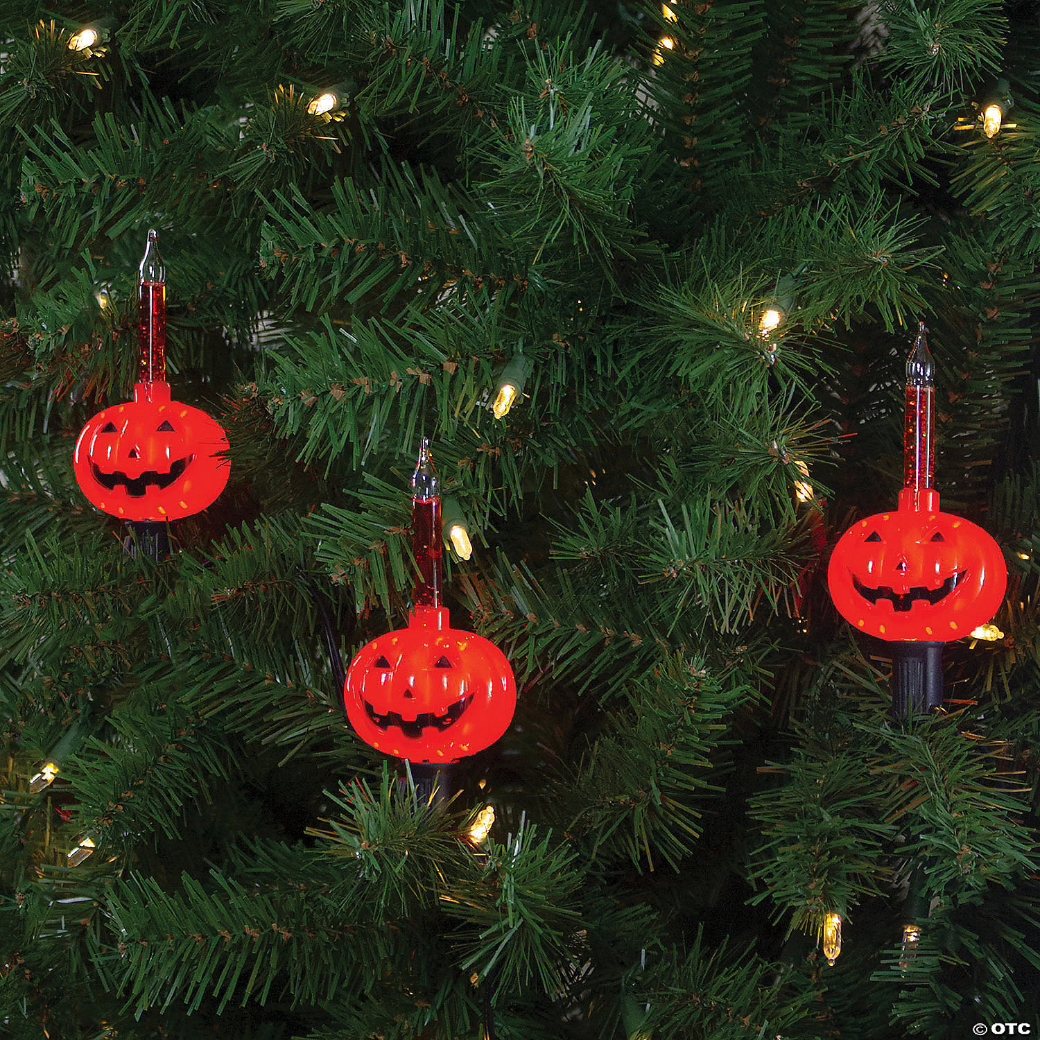 Northlight 10-Count Jack O'Lantern Halloween Bubble Light Set - 9 ft Black Wire 4 Northlight 10-Count Jack O'Lantern Halloween Bubble Light Set - 9 ft Black Wire - Image 2