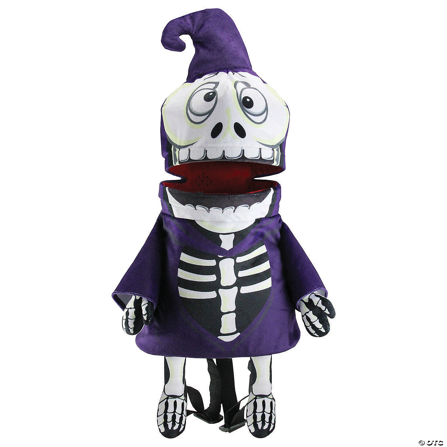 Northlight 24" Purple and Black Skeleton Unisex Child Halloween Trick or Treat Bag Costume Accessory - One Size 3 Northlight 24" Purple and Black Skeleton Unisex Child Halloween Trick or Treat Bag Costume Accessory - One Size