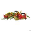 Northlight 28" Yellow Sunflower and Red Leaves Fall Harvest Candle Holder -Halloween Costumes Halloween Party Supplies🎃 Sales northlight 28 yellow sunflower and red leaves fall harvest candle holder14111674