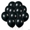 Onyx Black 11" Latex Balloons - 12 Pc. 2 Onyx Black 11" Latex Balloons - 12 Pc. -Halloween Costumes Halloween Party Supplies🎃 Sales onyx black 11 latex balloons 12 pc 70 19