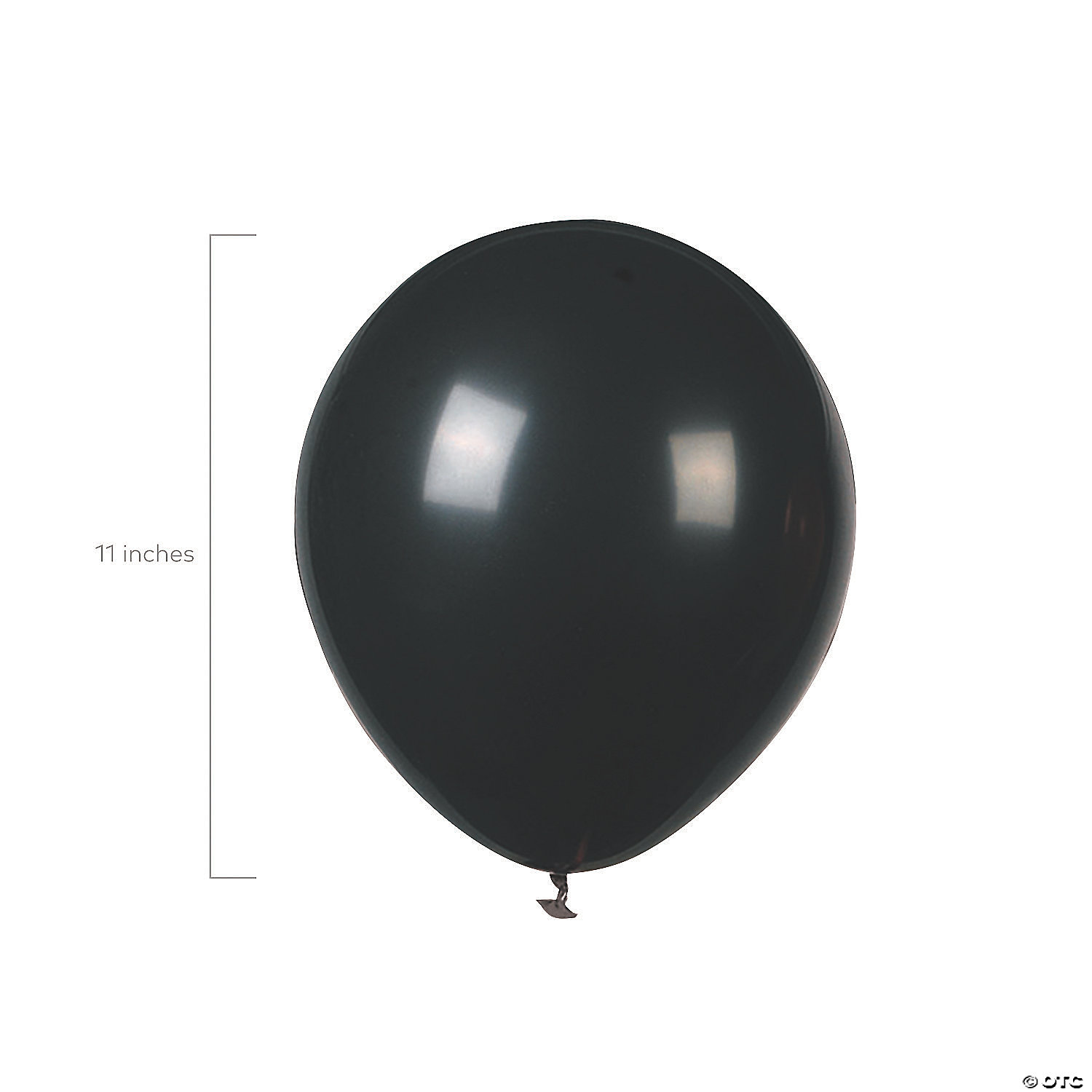 Onyx Black 11" Latex Balloons - 12 Pc. 4 Onyx Black 11" Latex Balloons - 12 Pc. - Image 2